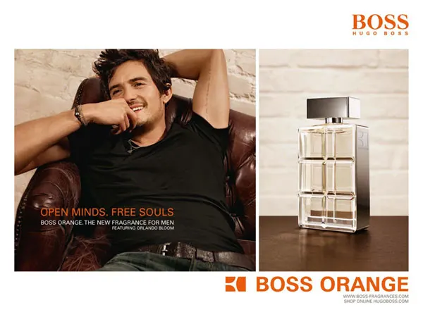 hugo boss man orange