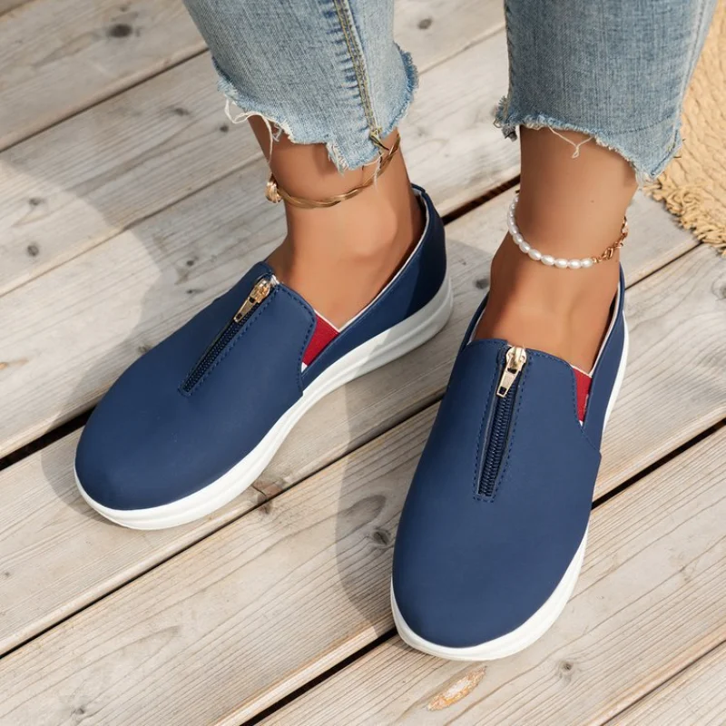 Women Slip On Loafers Flats Walking Shoes Size 43