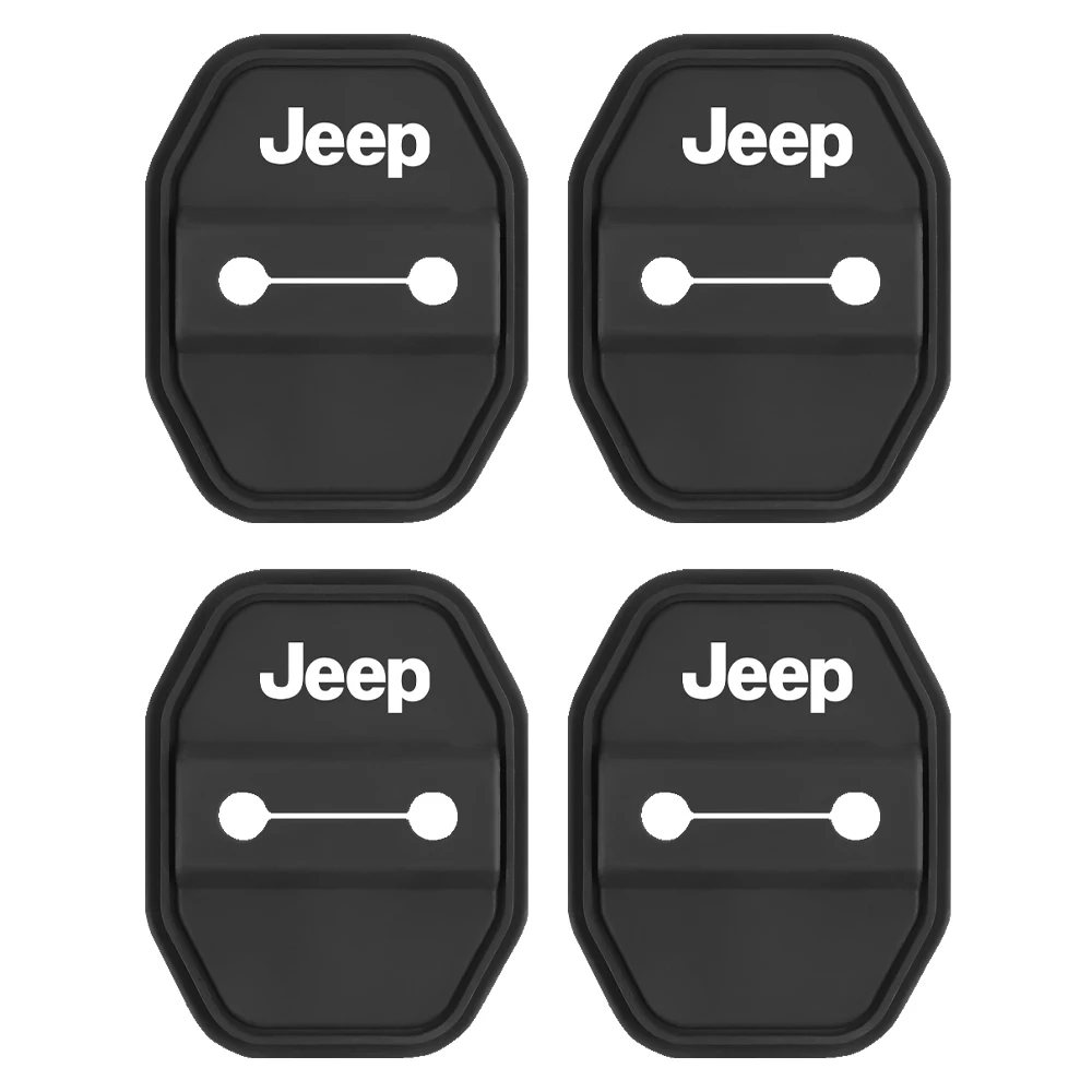 

2/4 шт. силиконовый защитный чехол с пряжкой для дверного замка автомобиля для Jeep Wrangler WK Gladiator Pickup Cherokee Jk Renegade Rubicon Compass