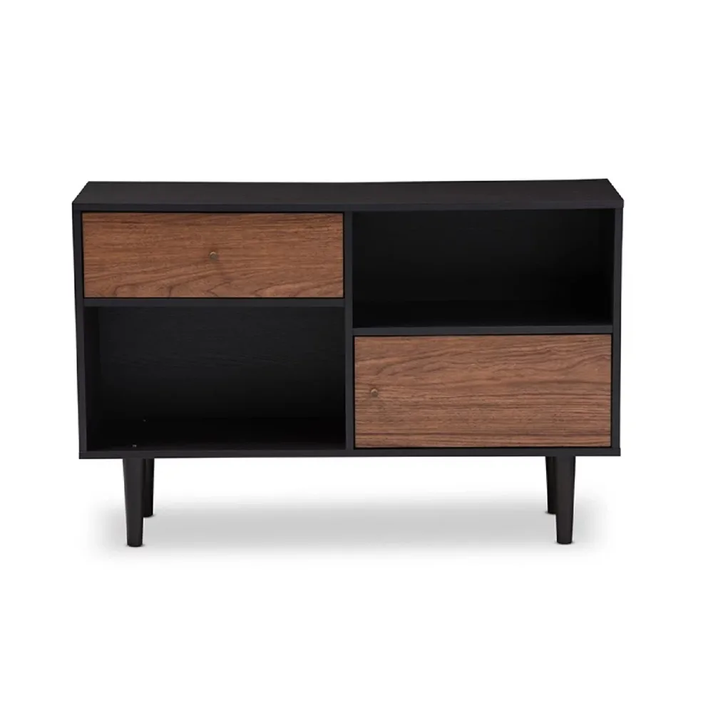 

Baxton Studio Auburn Mid-century Modern Scandinavian Style Sideboard Storage Cabinet Ample Storage Space