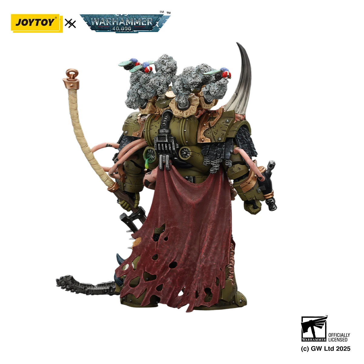 Фото Доставка в течение 24 часов: JOYTOY Warhammer 40K Death Guard Deathshroud Terminator Champion с перчатками Manreaper и Plaguespurter Gauntlets №4
