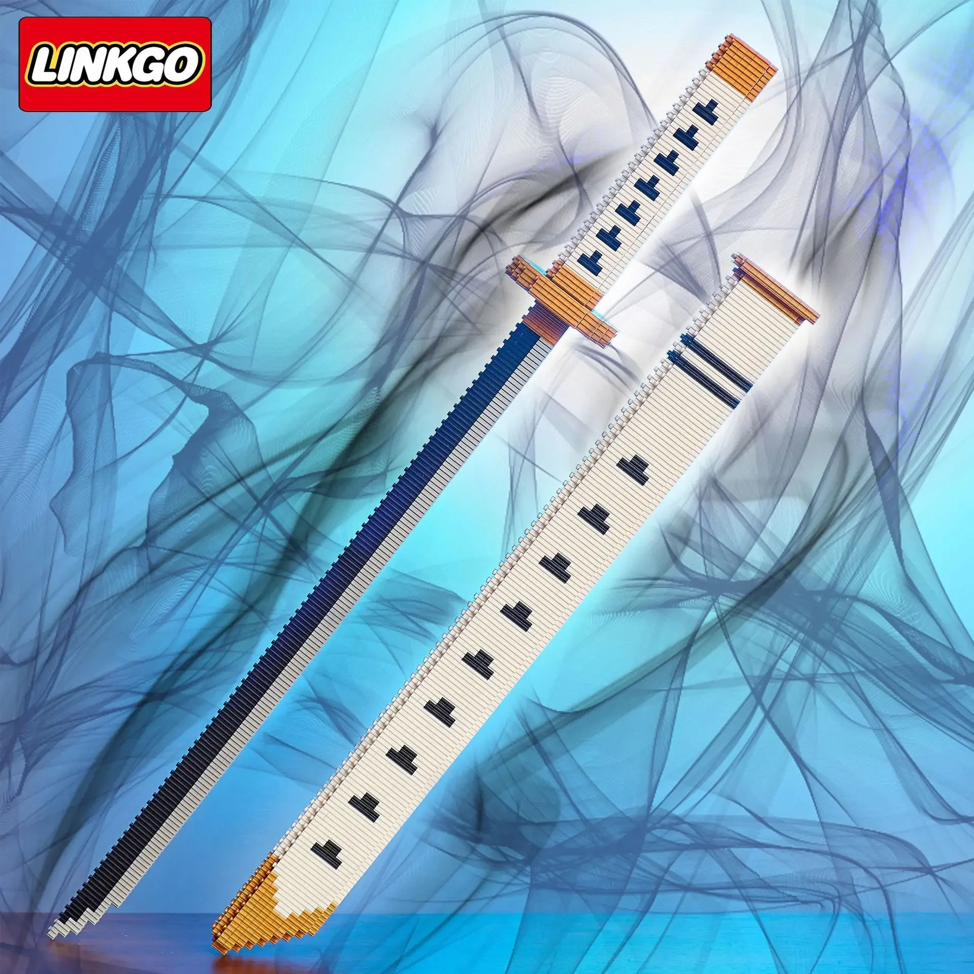 Фото Строительные блоки Linkgo Sword Demon Slayer Roronoa Zoro Sandai Kitetsu DIY собранный алмазный соединитель мини-кирпичная фигурка игрушки №4