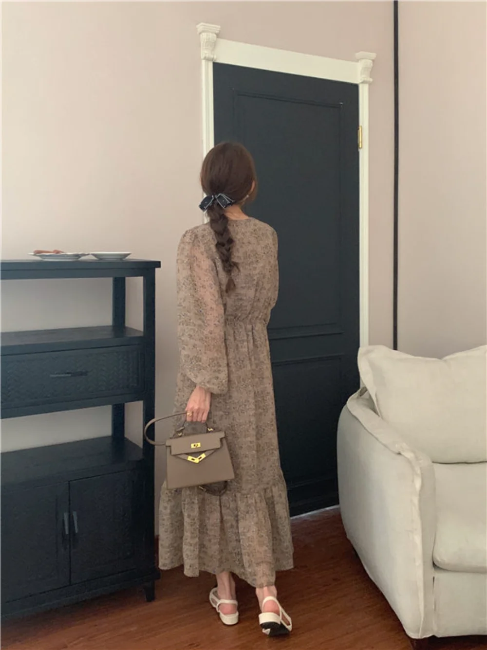 Женское платье-рубашка