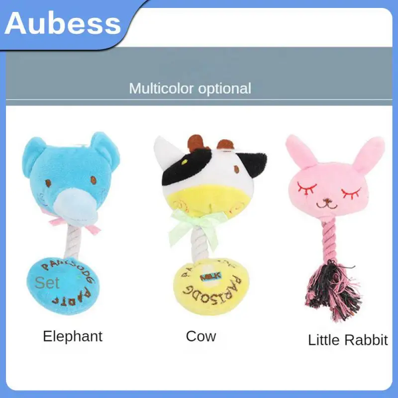 

Extending The Lifespan Of The Toy Rope Pet Dogs Durable Bite Resistant Rope Chew Toys Super Soft Corduroy Vocal Organ Pet Toys