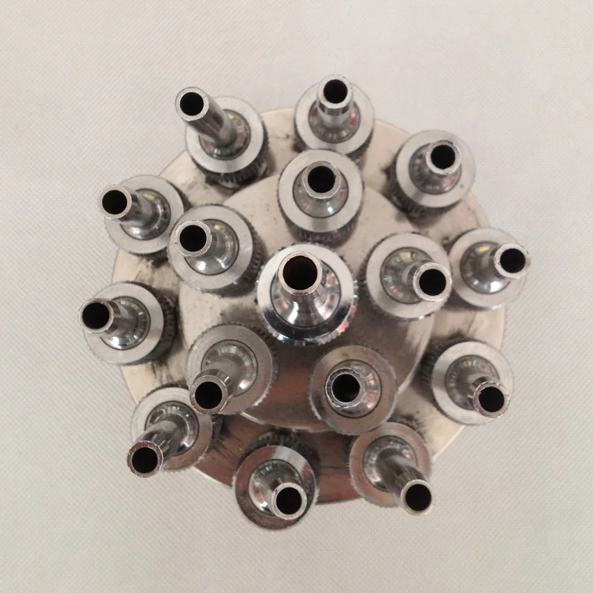 Высококачественные трехслойные форсунки для фонтана 1 дюйм 5 дюйма латунная