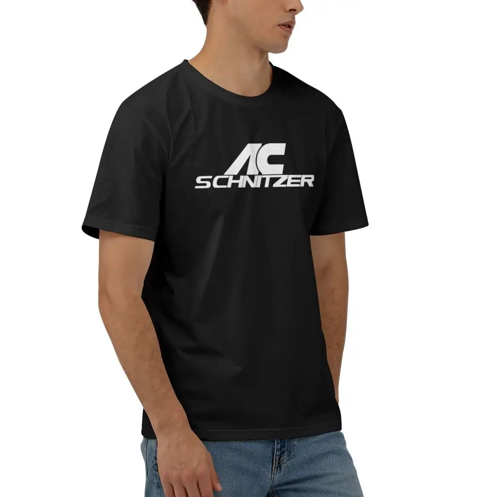 НОВАЯ модная футболка AC Schnitzer хлопковая мужская с принтом мужские топы забавная