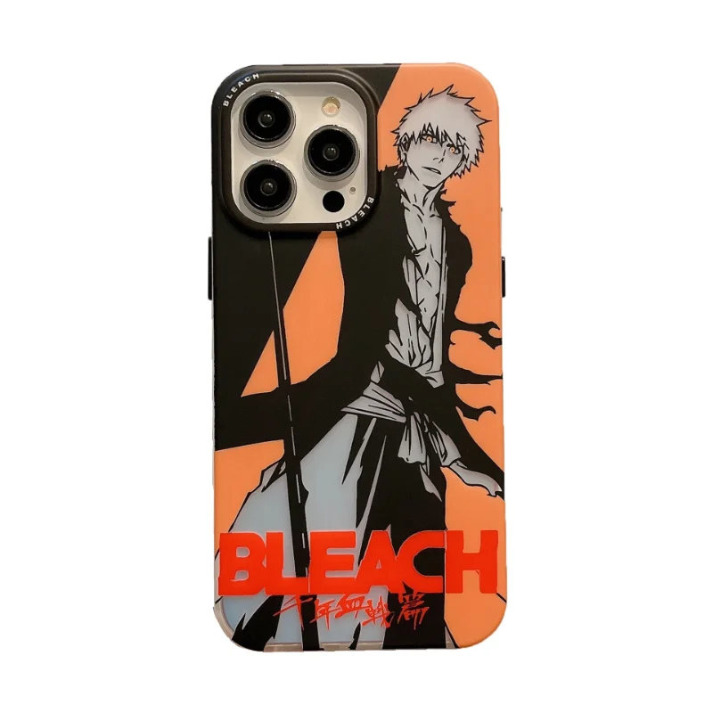 

Fashion Anime Kurosaki Ichigo Phone Case Cover for IPhone 11 12 13 14 Pro Max Case for IPhone 14 Pro Max