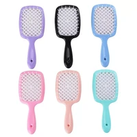 tangled hair brush salon hair styling tools large plate combs massage scalp hair comb hair brushes girls ponytail comb hollowing