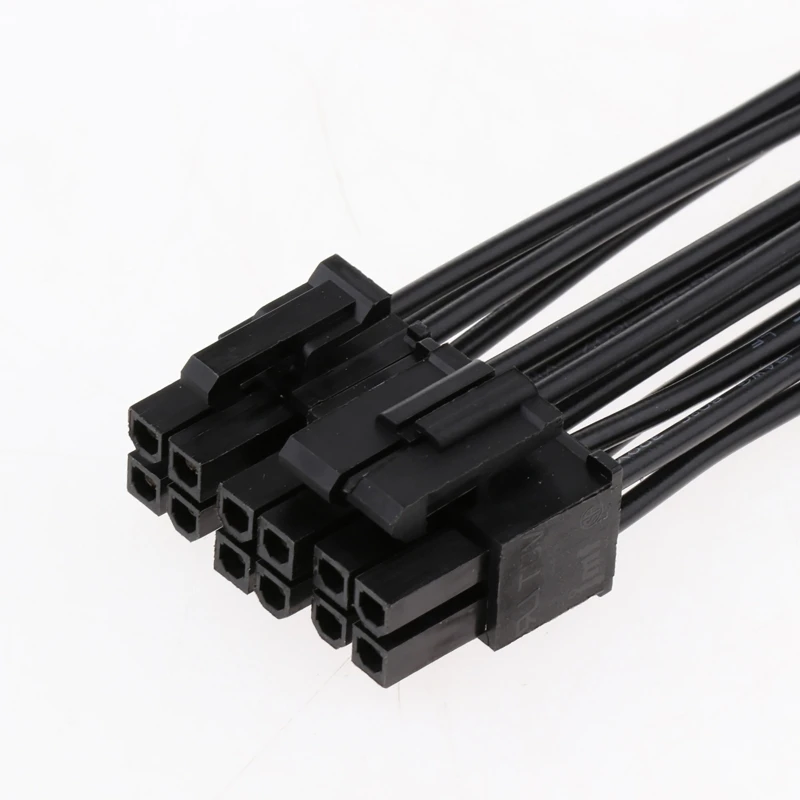 Удлинительный кабель питания с разъемом 8Pin мама на ЦП папа 8P + ATX 4P 24 см 18awg