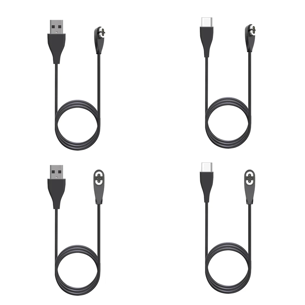 Фото Кабель для зарядки USB Type C длиной 1 м для Shokz OpenSwim Pro S710, магнитный адаптер для зарядки Aftershokz Aeropex AS800/S803/S810 OpenRun №2
