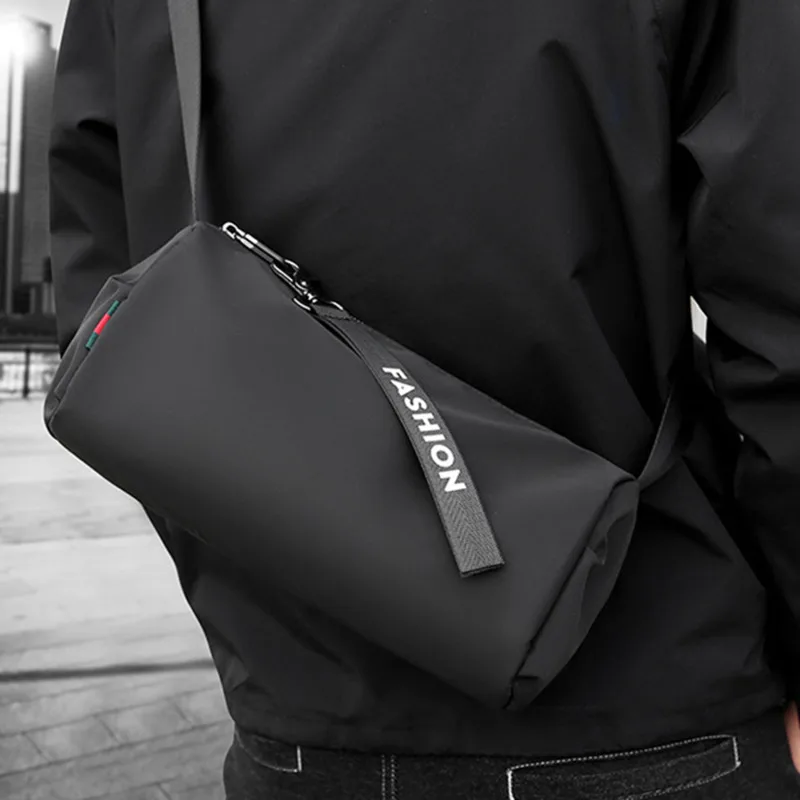 Нейлоновая Спортивная Большая Сумка Для Тренировок — Вместительная На Ремне С