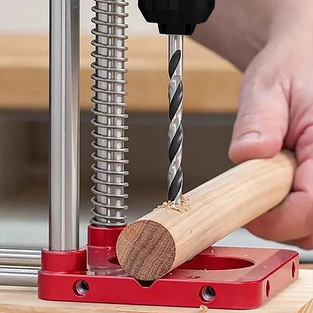Портативный DIY-локатор для сверления по дереву, экономящий труд, шаблон-направляющая из алюминиевого сплава для сверления отверстий под дверные петли и шкафы (art.: 3920da563f0ab) - 3920da563f0ab