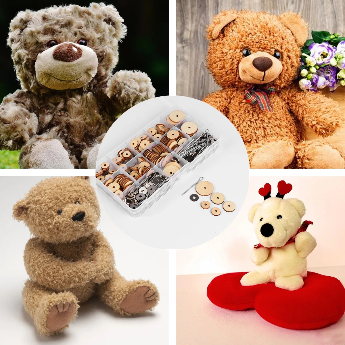 

Kids Toys Joints Accessories Wooden Dolls Connector Making Craft Metal Child Supplies