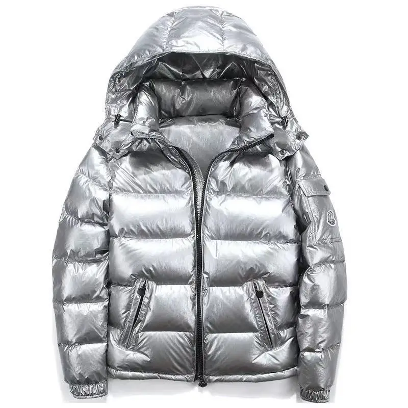 2022 Mengkou Men's and Women's Short Down Jacket with Thick Hooded Couple's Loose Korean Student Coat Fashion Puffer Jacket