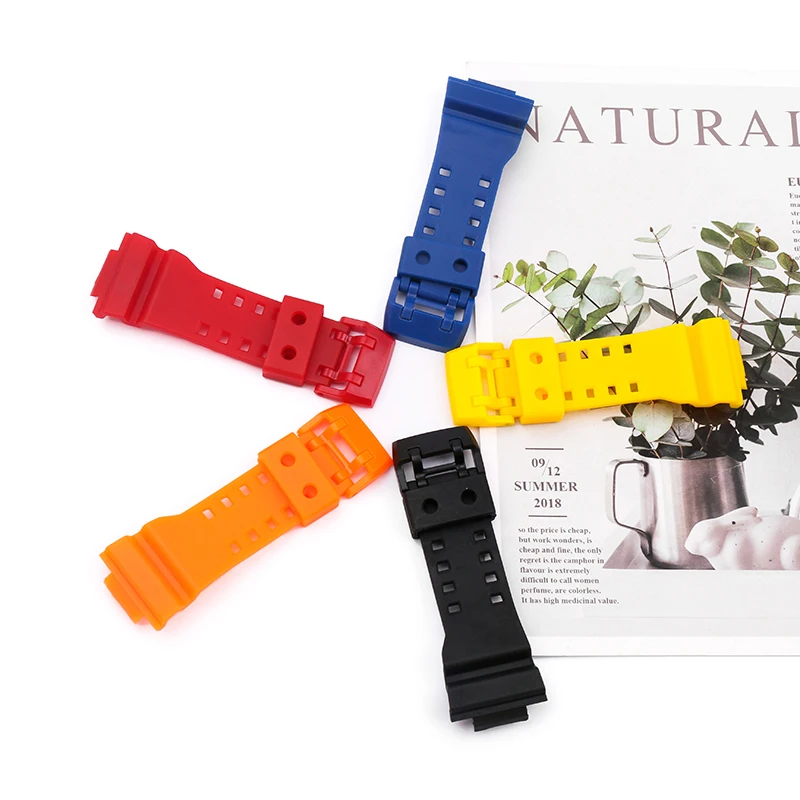 Resin watch case strap for CASIO G-SHOCK GA-400 GBA401 men's and women's strap watch accessories