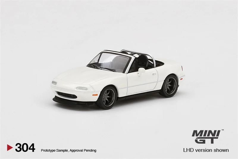 

MINI GT 1:64 Mazda Miata MX-5 (NA) Tuned Version Classic White Model Car