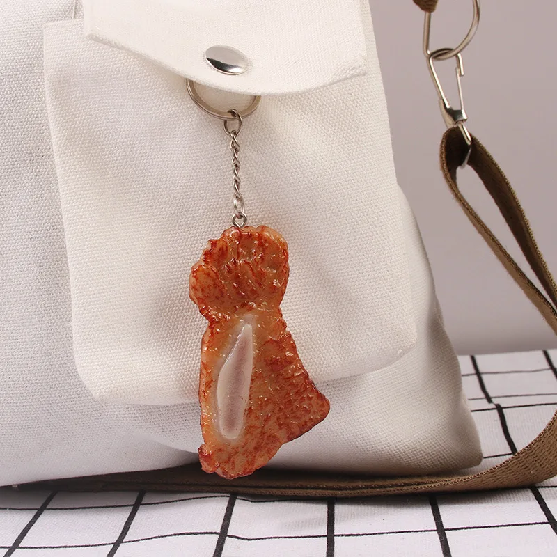 8cmX4.5cm PVC Simulation Meat Model Artificial FAKE Lamb Chops FOOD Western Restaurant Hotel Shop Decoration Shoot Props |