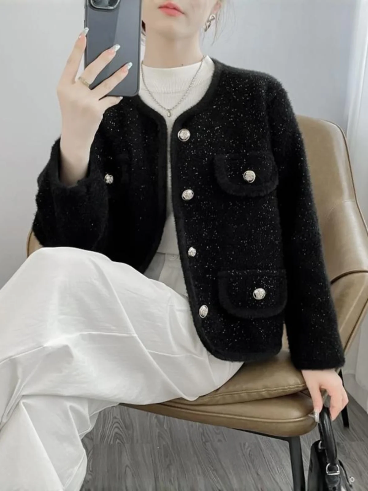 Кремово-желтая верхняя одежда для женщин весна и осень новый свободный уличный