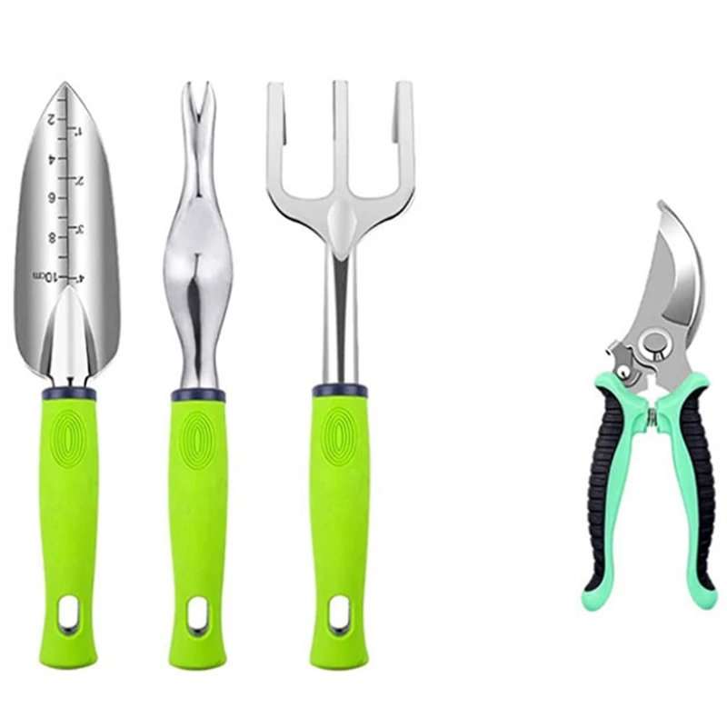 

Gardening Tools Set 4 Piece, Garden for Gardening,Aluminum Alloy Garden Kit, Plant Flower Growing Kit for Men Women