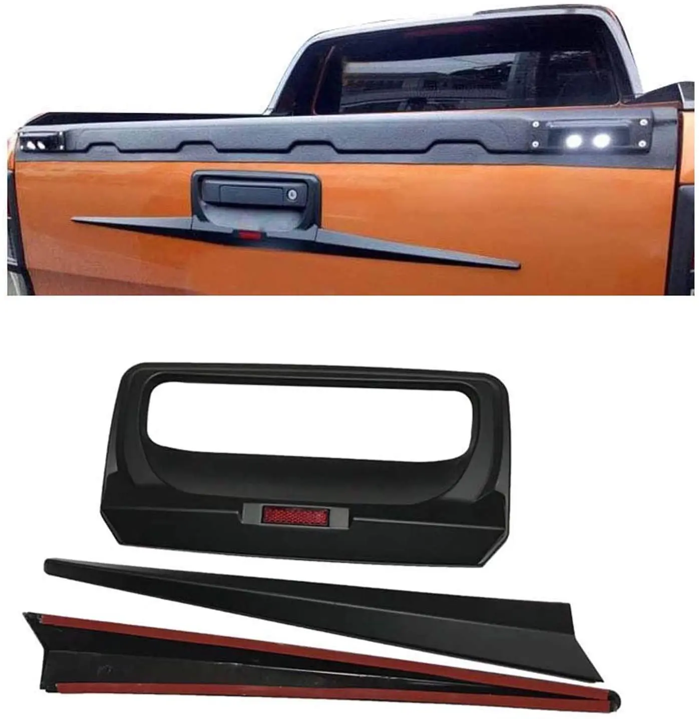 

Car Accessories Tailgate Handle Trim for Ford Ranger 2019-2022 Wildtrak Limited Thunder XS XL PX PX2 PX3 XLT T6 T7 T8 Pickup