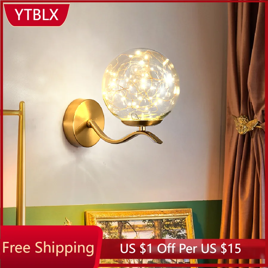 

Nordic Indoor LED Wood Wall Lamp Living Dining Room Bedroom Bedside Study Decoration Wall Light Home Corridor Aisle Modern Lamp