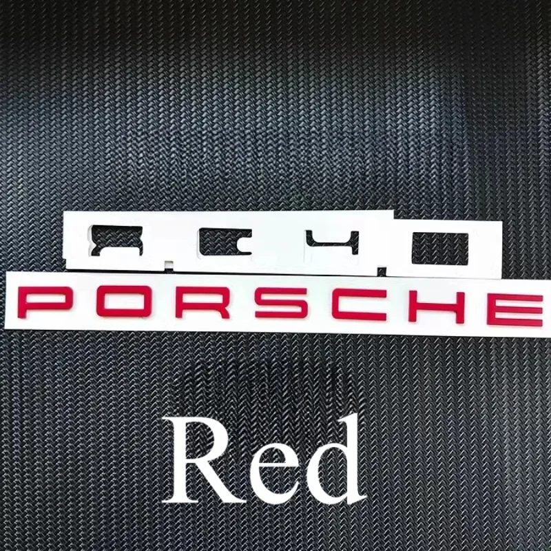 

3D ABS эмблема заднего багажника автомобиля креативное украшение наклейка буквы логотип для Porsche Turbo/GTS/Macan/Panamera/Boxster/Porsche