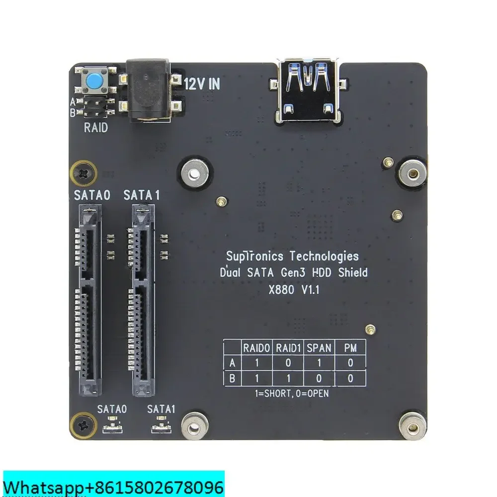 4 Papan Ekspansi Dapat жесткий диск Antarmuka SATA X880 2 5 Inci 3 Dicocokkan Sesuka Hati