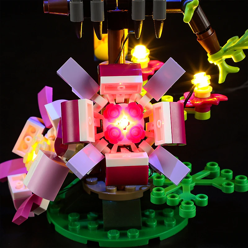 DIY светодиодный набор для LEGO 31136 экзотический попугай (только Φ без модели блоков)