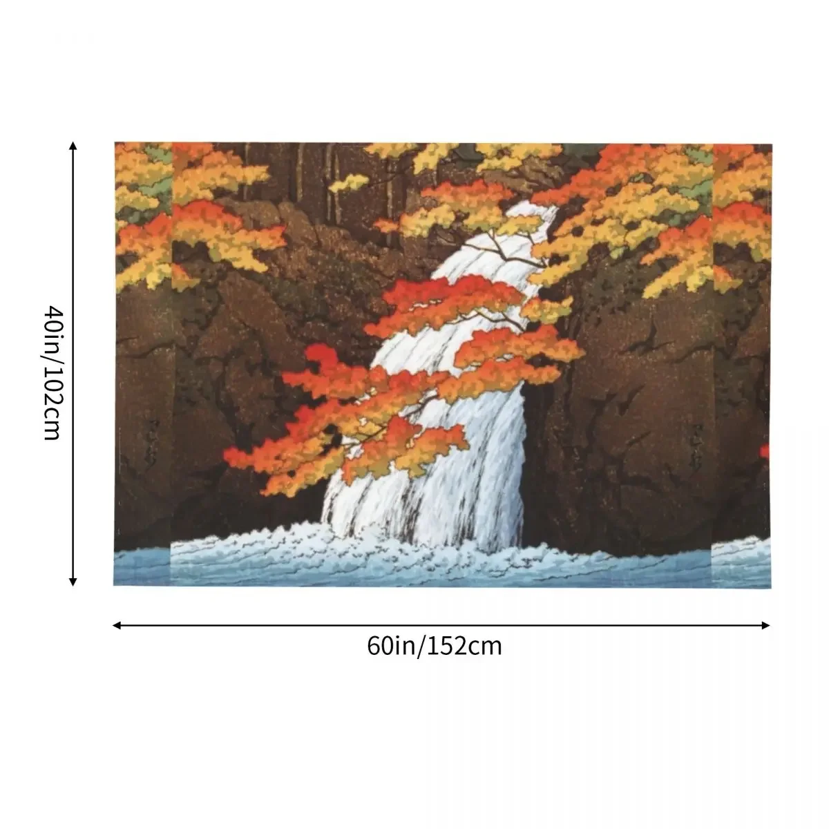 Водопад Сендзю в Акаме от Kawase Hasui гобеленовые обои вещи для спальни чтобы