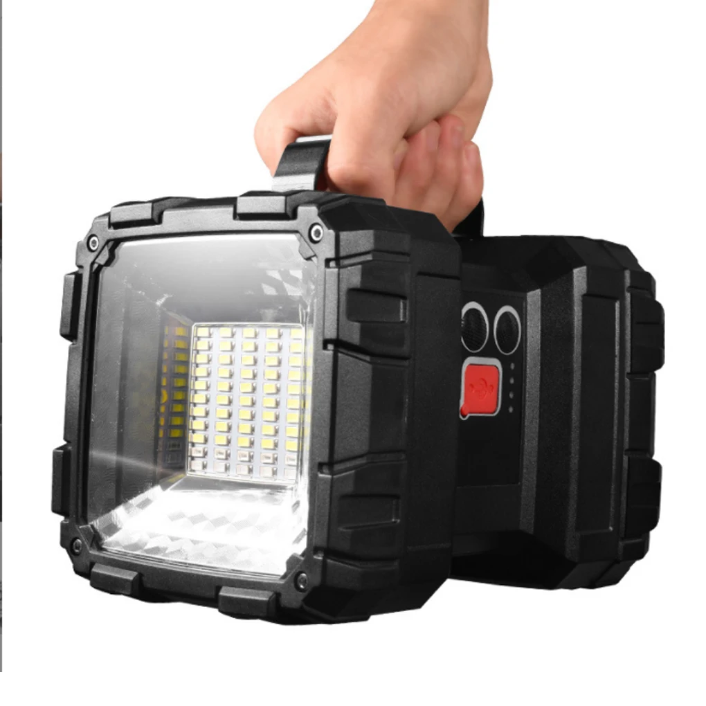 

Super Bright Flashlight Double Head Floodlight Torch Rechargeable Lamps Multifunctional Waterproof Smart Intelligence