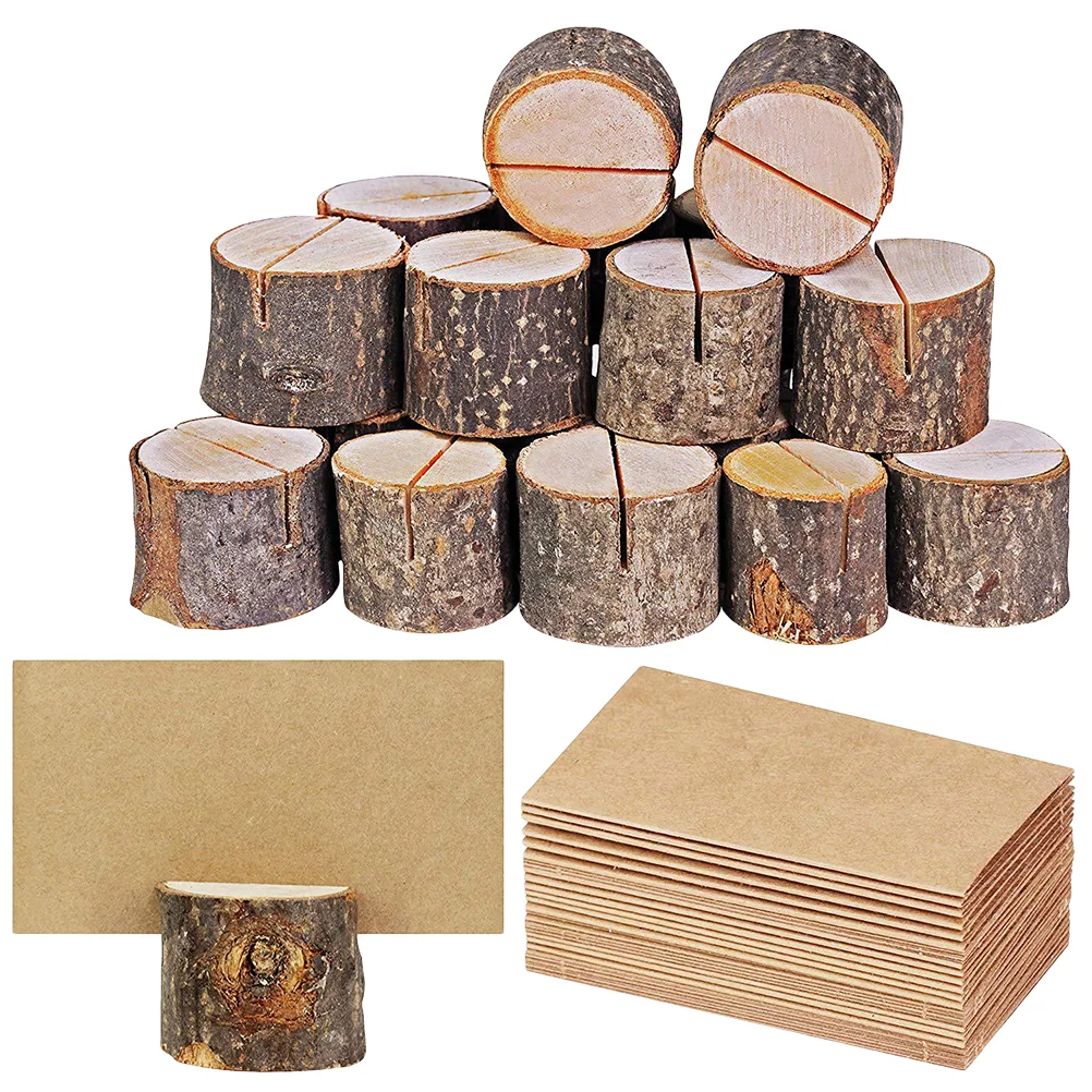 

Number Clip Menu Wood Clamp Memo Stand Note Holders Wedding Centerpieces Tables Support cards