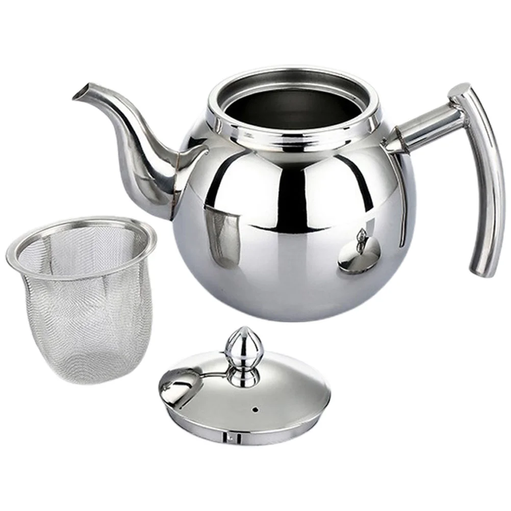 

Kettle Tea Teapot Steel Coffee Stainless Whistling Stovetop Pot Strainer Water Gooseneck Stove Pots Drinking Pitchers Camping
