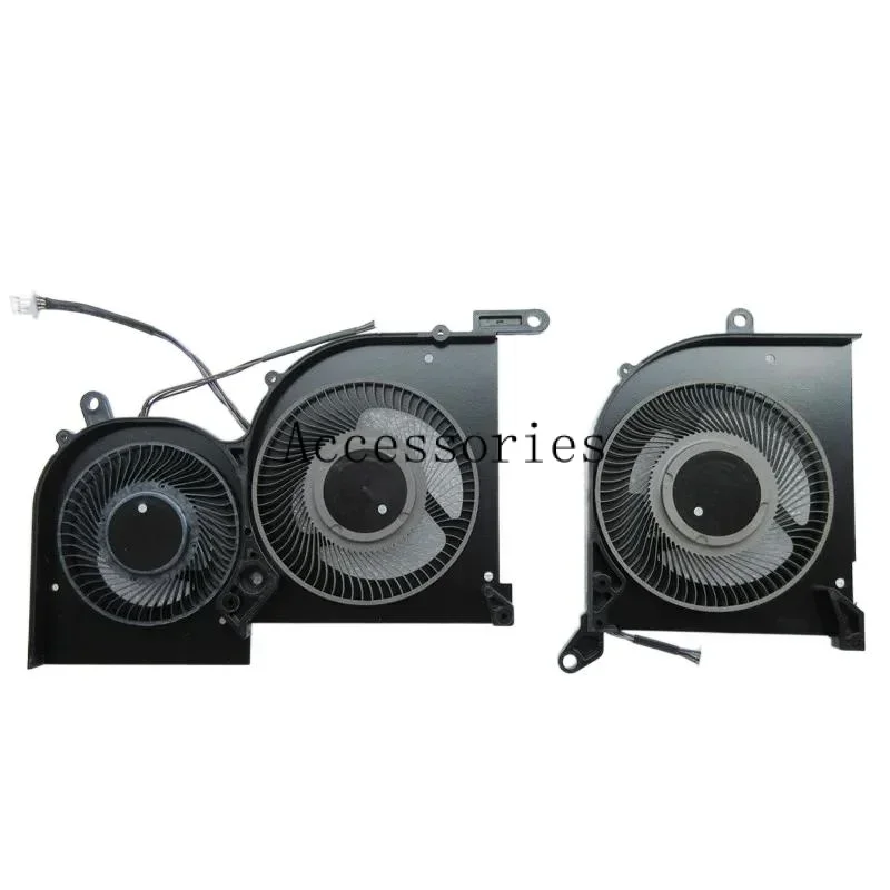 Laptop CPU GPU Cooling Fan For MSI GS66 Stealth 11UE 11UEZ 11UG 11UGZ 11UH 11UHZ WS66 11UK 11UKT 11UKZ 11UM UMT 11UMZ MS-16V4