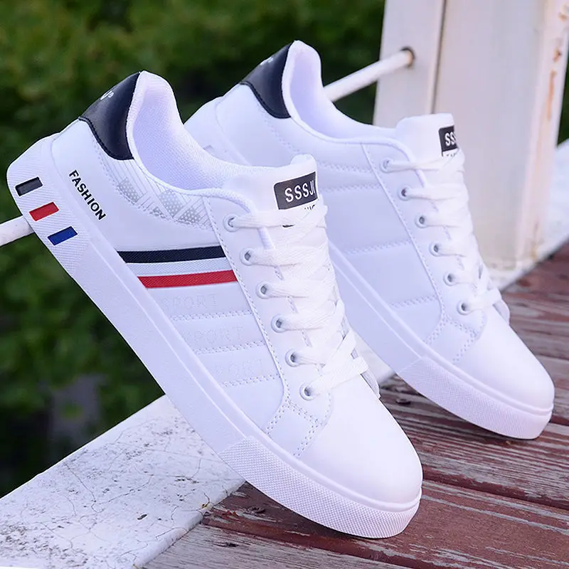 

White vulcanized sneakers boys cheap flat comfortable shoes men autumn spring 2022 fashion sneakers men fashion canvas sneakers