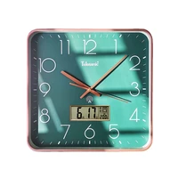 led digital wall clock modern design luxury modern silent clock mechanism living room reloj pared home decorating items