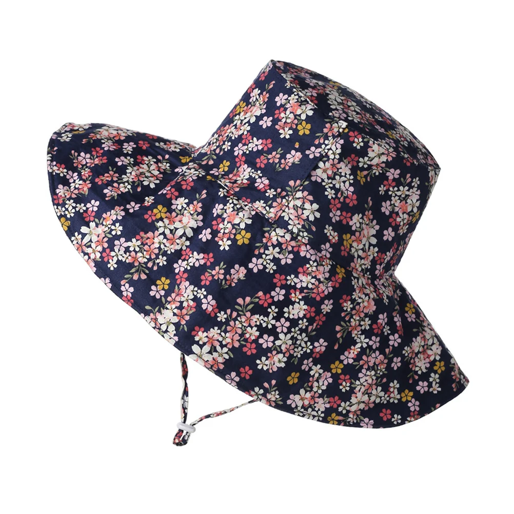 

1pc Fabric Children Beach Hat Fisherman Hat Summer Chic Children Hat