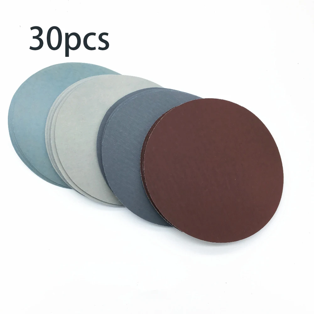 

30PCS 50mm 2Inch 1000-7000Grit Sanding Discs Hook And Loop Round Sandpaper Disk Waterproof Sander High Quality