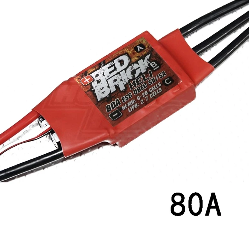 

Boats Upgrade Kit planes Parts Durable Brushless ESC for 50A/70A/80A/100A