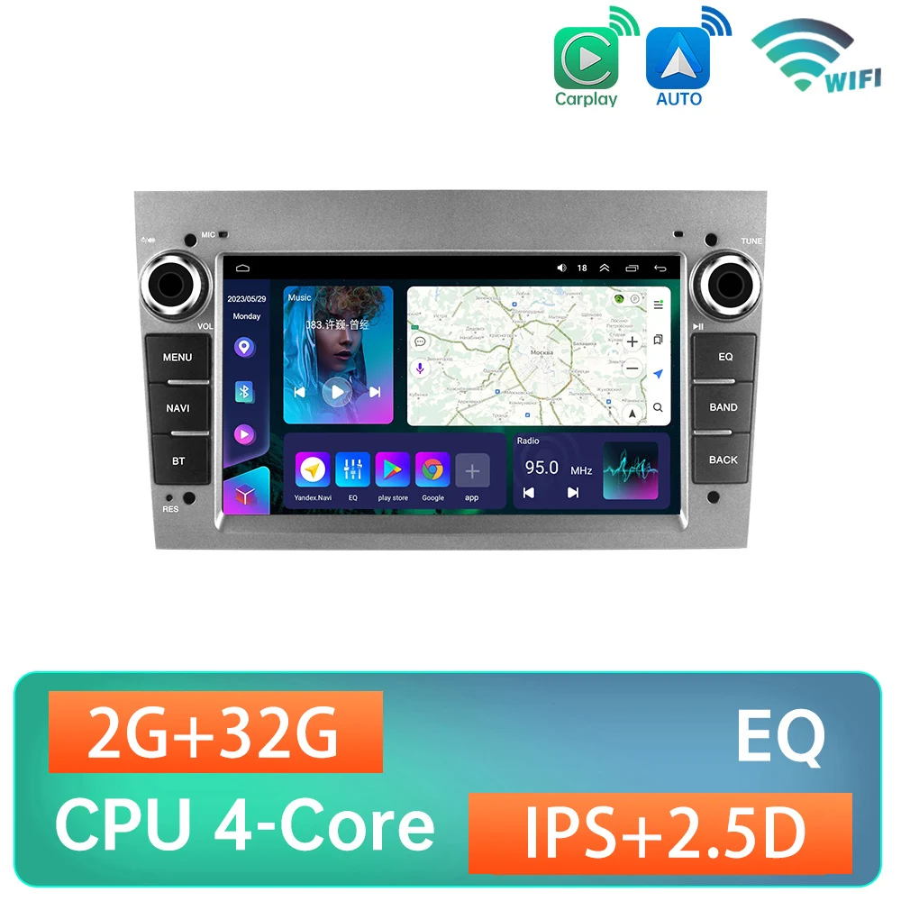 

Автомагнитола 2DIN на Android 12 для Opel, Astra, Meriva, Vectra, Antara, Zafira, Corsa, DSR