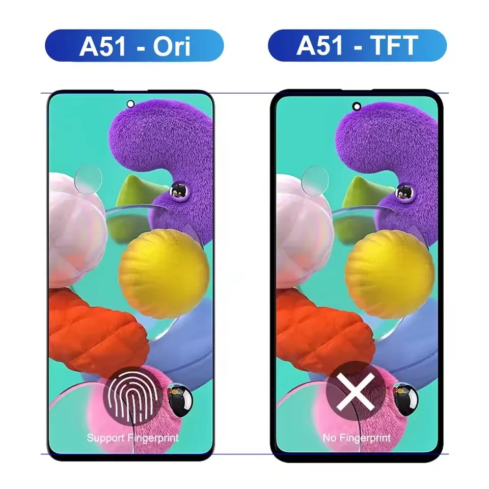 Супер Amoled A51 для Samsung Galaxy A515 ЖК-дисплей дигитайзер сенсорного экрана в сборе