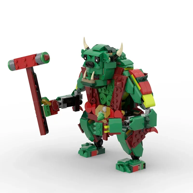 Фото Набор строительных блоков MOC Troll Creator 3 (483 детали), модель для сборки, конструктор, игрушка для творчества, подарок на праздник, развивающий конструктор, подарок на день рождения №3