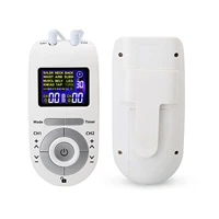 portable dual channel tensems device pulse massager muscle stimulator unit 12 massage modes 40 strength levels adjustable timer