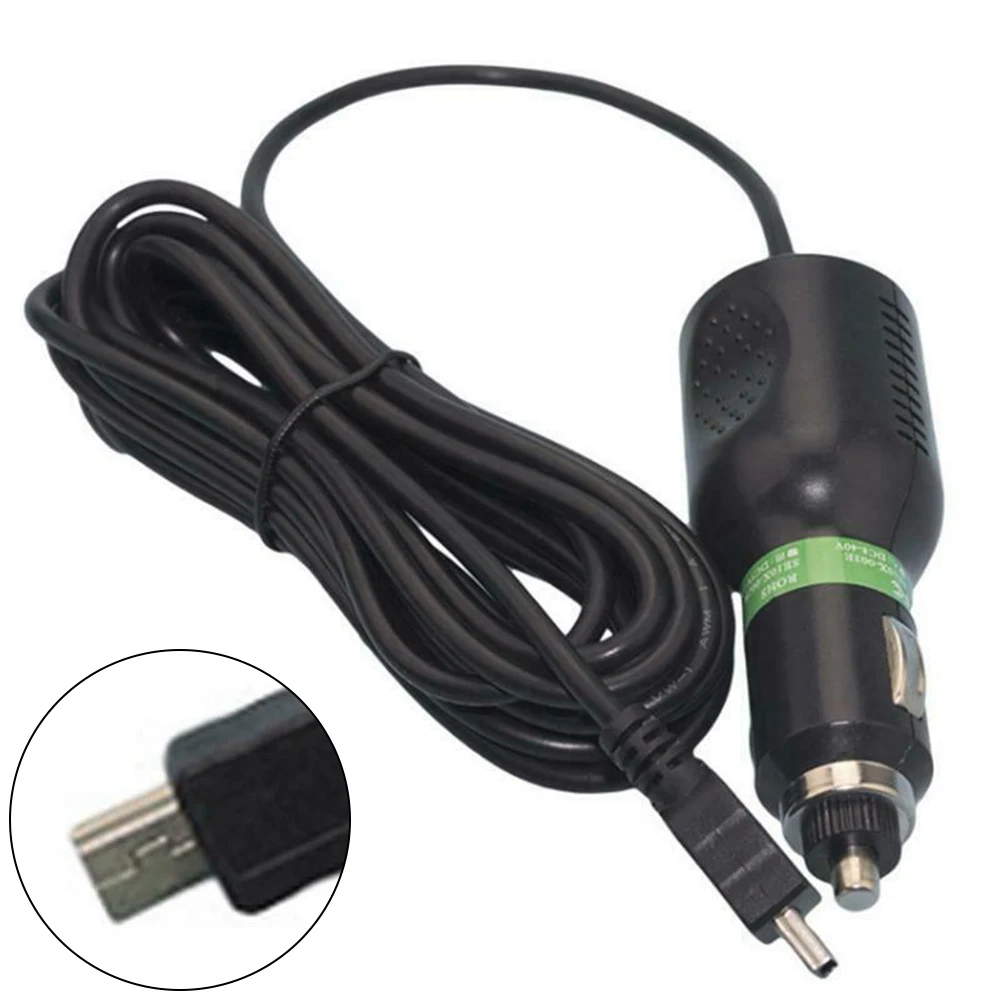 

1 Pc Mini USB Car Power Charger High Quality MP3 Mini USB Mobile Phone Game Consoles 2000mA 3.5m New Cable Cord