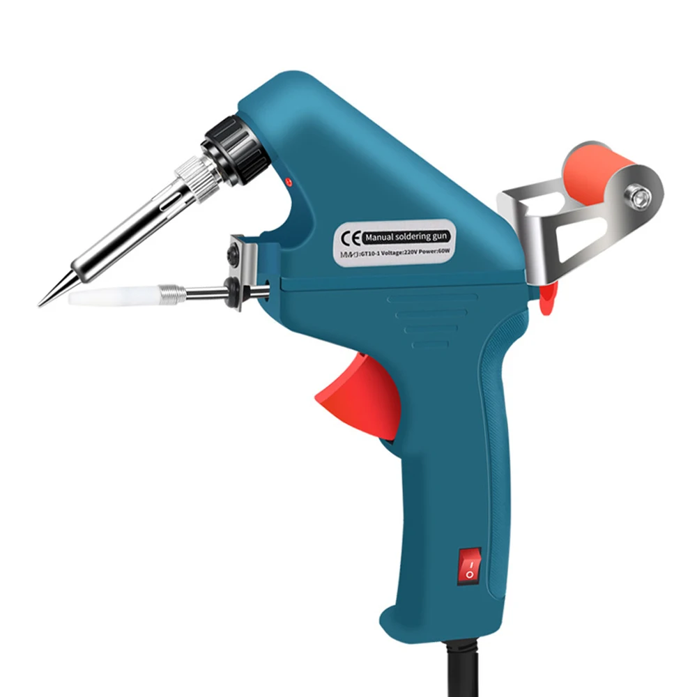 

60W Handheld Soldering Iron Automatic Tin Feeding Machine Electronic Welding Tool for DIY Home Repairing