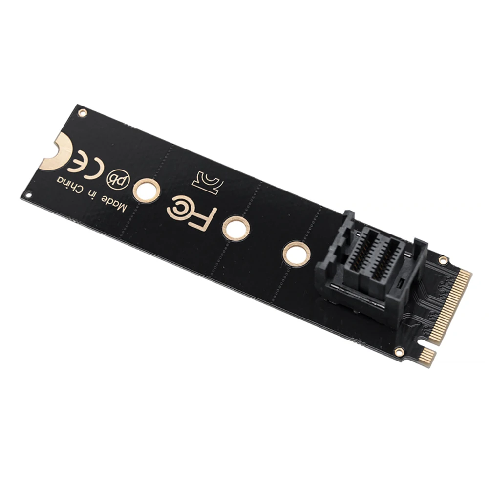 

M.2 NVME To U.2 Converter Card Mkey PCIeX4 M.2 PCIe To SFF8643 Expansion Card M.2 NVME Support 2230/2242/2260/2280 SSD