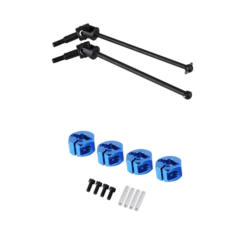 

2 шт. 106015 Универсальный приводной вал для HSP 94105 94106 94107 с дистанционным управлением 7,0 шестигранное колесо 12 мм привод для HSP HPI Tamiya Радиоуправл...