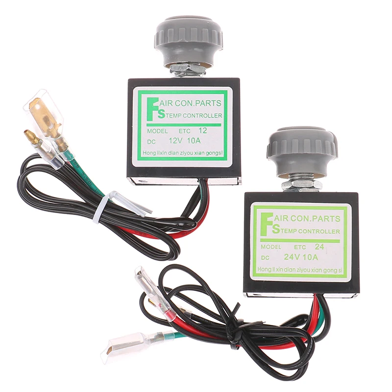 12V/24V Car Air Conditioner Electronic Thermostat Switch Temperature Control Auto Accessory Car Accessories