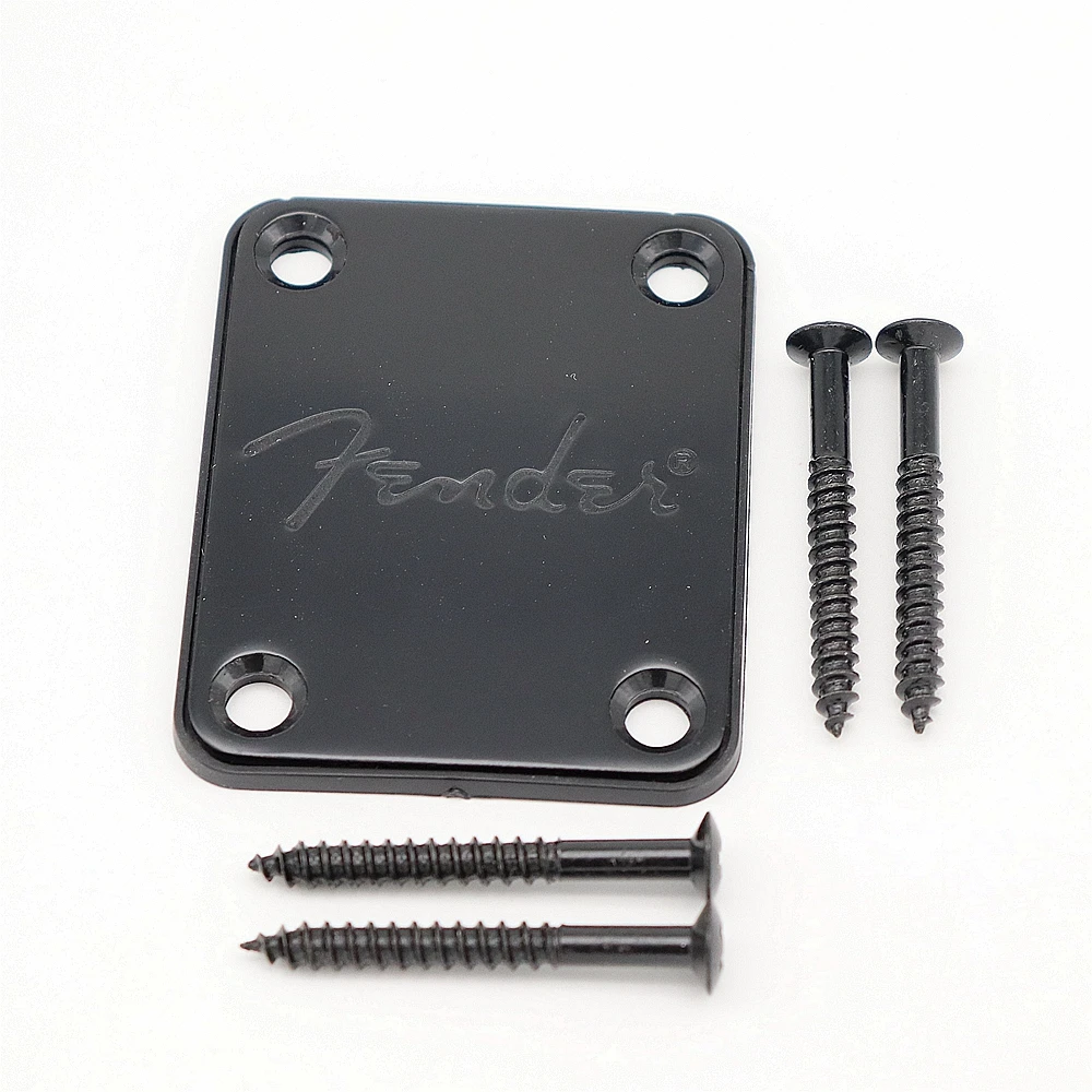 50pcs Electric Guitar Neck Plate with Screws for ST TL Guitar Jazz Bass Replacement enlarge
