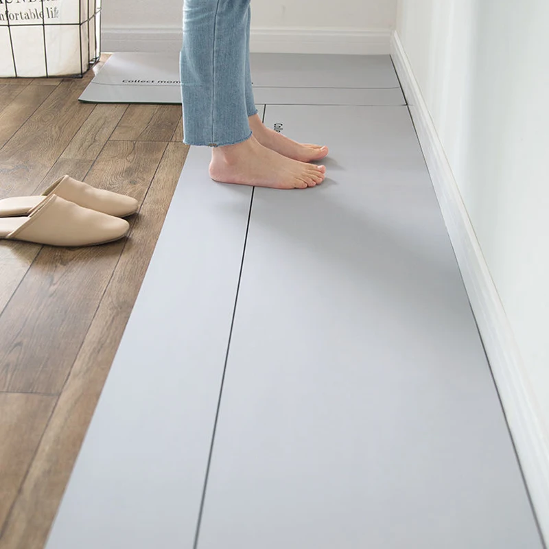 

Anti-Fatigue Kitchen Mat Thicken PVC Leather Comfort Floor Mat Non-Slip Soft Doormat Waterproof oil proof Kitchen Carpet Rug