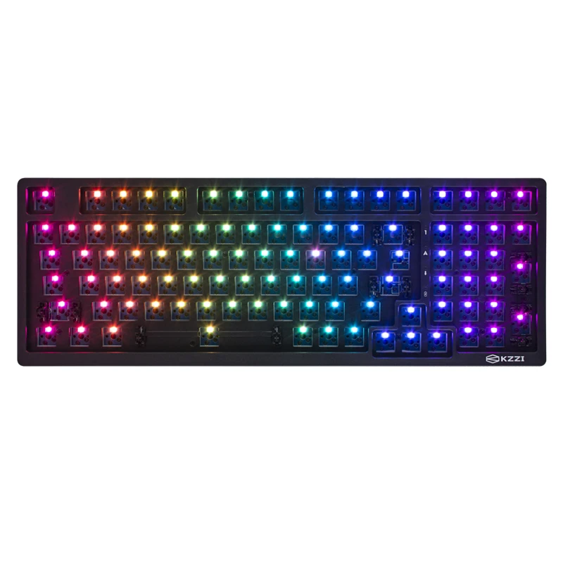 

High Quality Flexible Diy Wired Gamer Hotswap BT 5.0 Computer Keycap Kit RGB Light Wireless Gaming Mechanical Keyboard